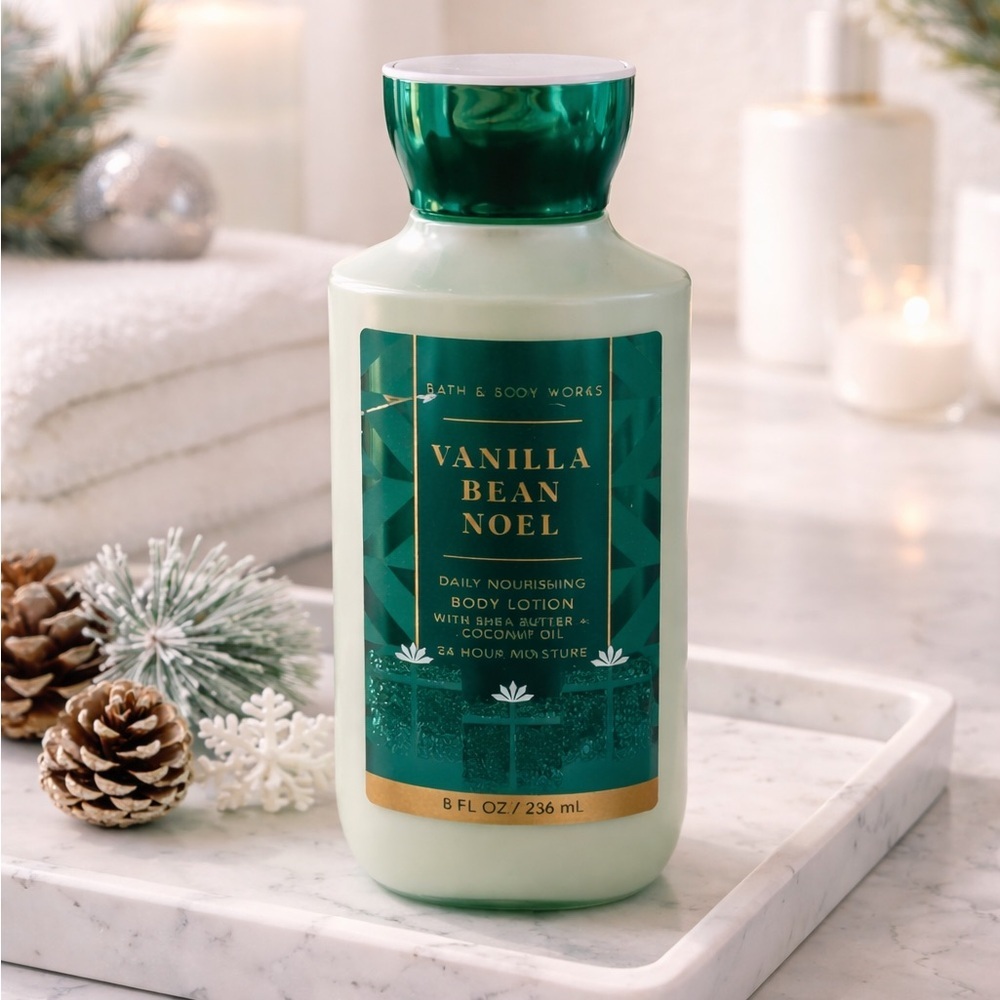 Bath & Body Works Vanilla Bean Noel Body Lotion | Holiday Vanilla Cream 8 oz